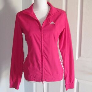adidas Hot Pink Full-Zip Track Jacket